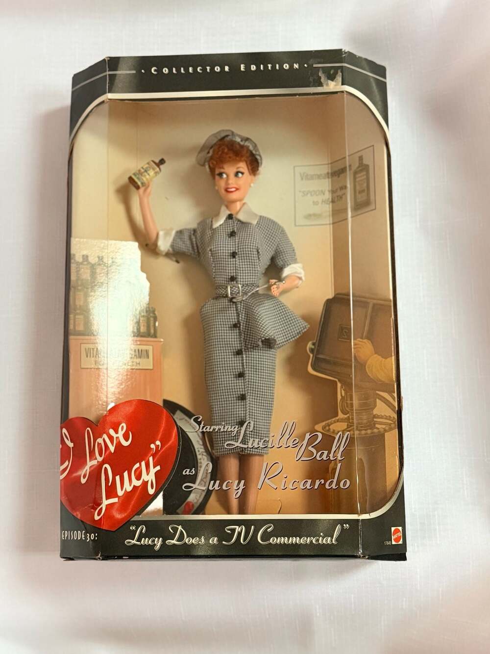 Mattel I Love Lucy Collector Edition Lucy Does a TV Commercial Doll